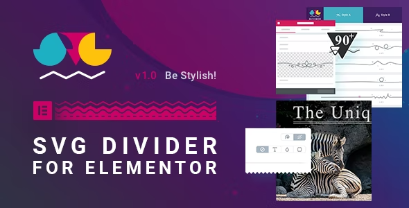 SVG Divider Free Download for Elementor