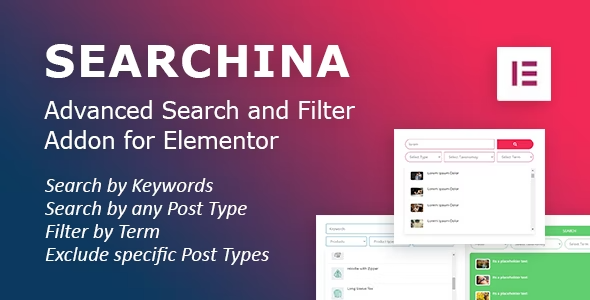 Search & Filter Elementor Plugin Free Download